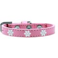 Mirage Pet Products Snowflake Widget Dog CollarLight Pink Size 18 631-7 LPK18